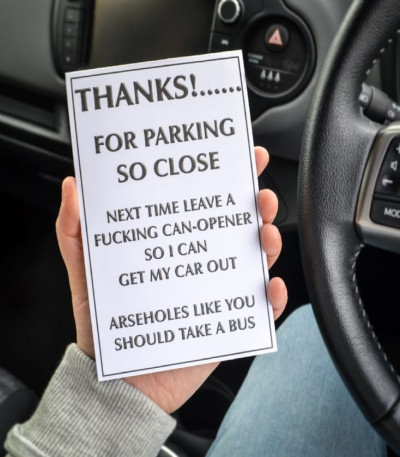 Funny Parking Notes