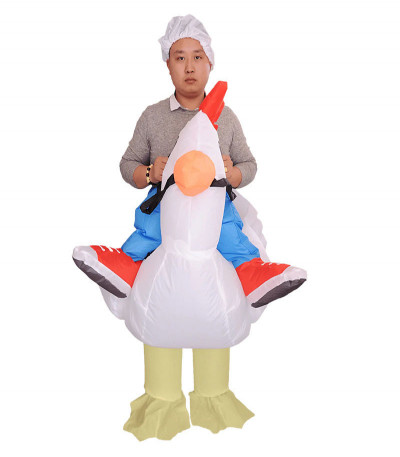 Inflatable Chicken Costume for Adults
