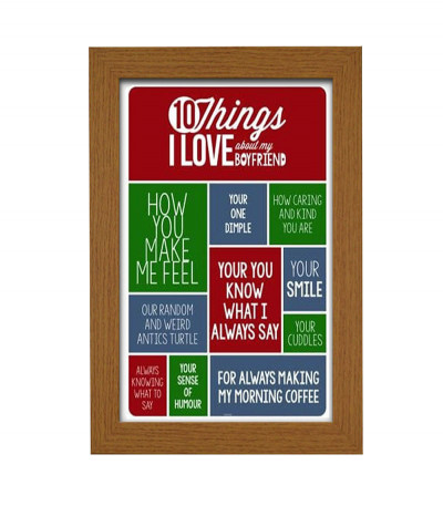 10 Things I Love About My Boyfriend Poster