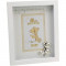 Button Corner Christening Frame