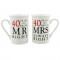 40 Years Of Being Right Anniversary Mug