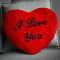 Heart Shaped Cushion - I Love You