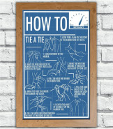 How To Tie A Tie Poster
