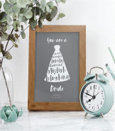 Personalised Bride Poster