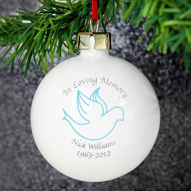 Personalised In Loving Memory Bauble