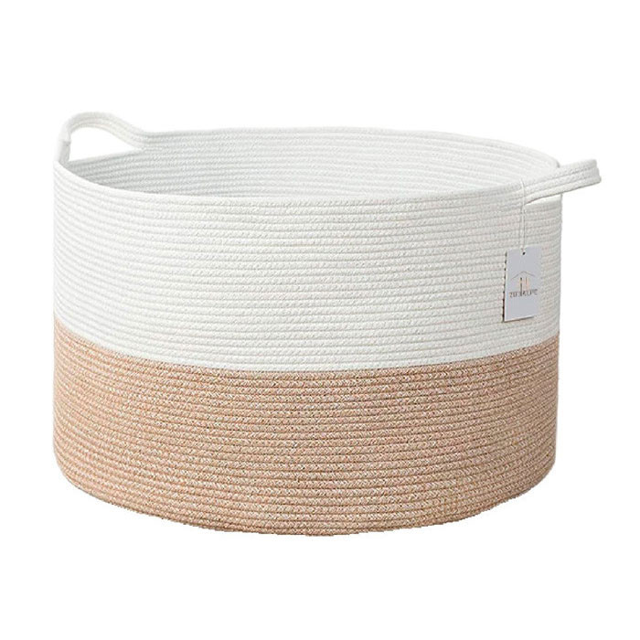 Woven Storage Basket with Handle