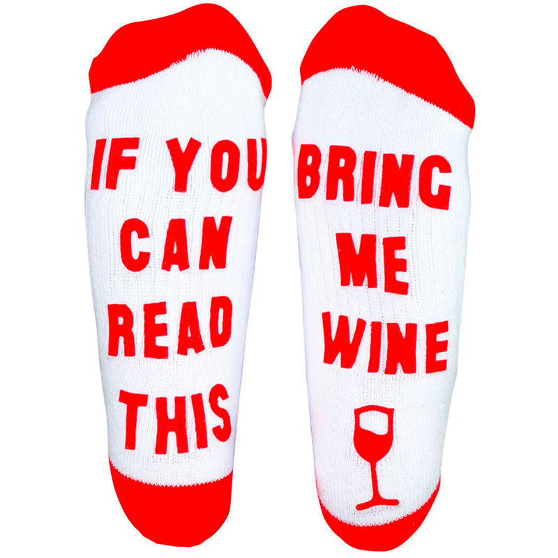 Bring Me Wine Socks